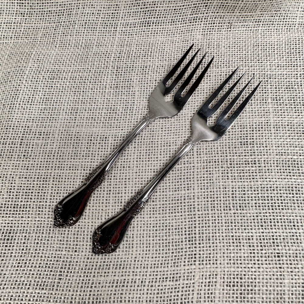 Oneida Mansfield Amadeus Salad Forks 6¼" Set of 2 Wm A Rogers